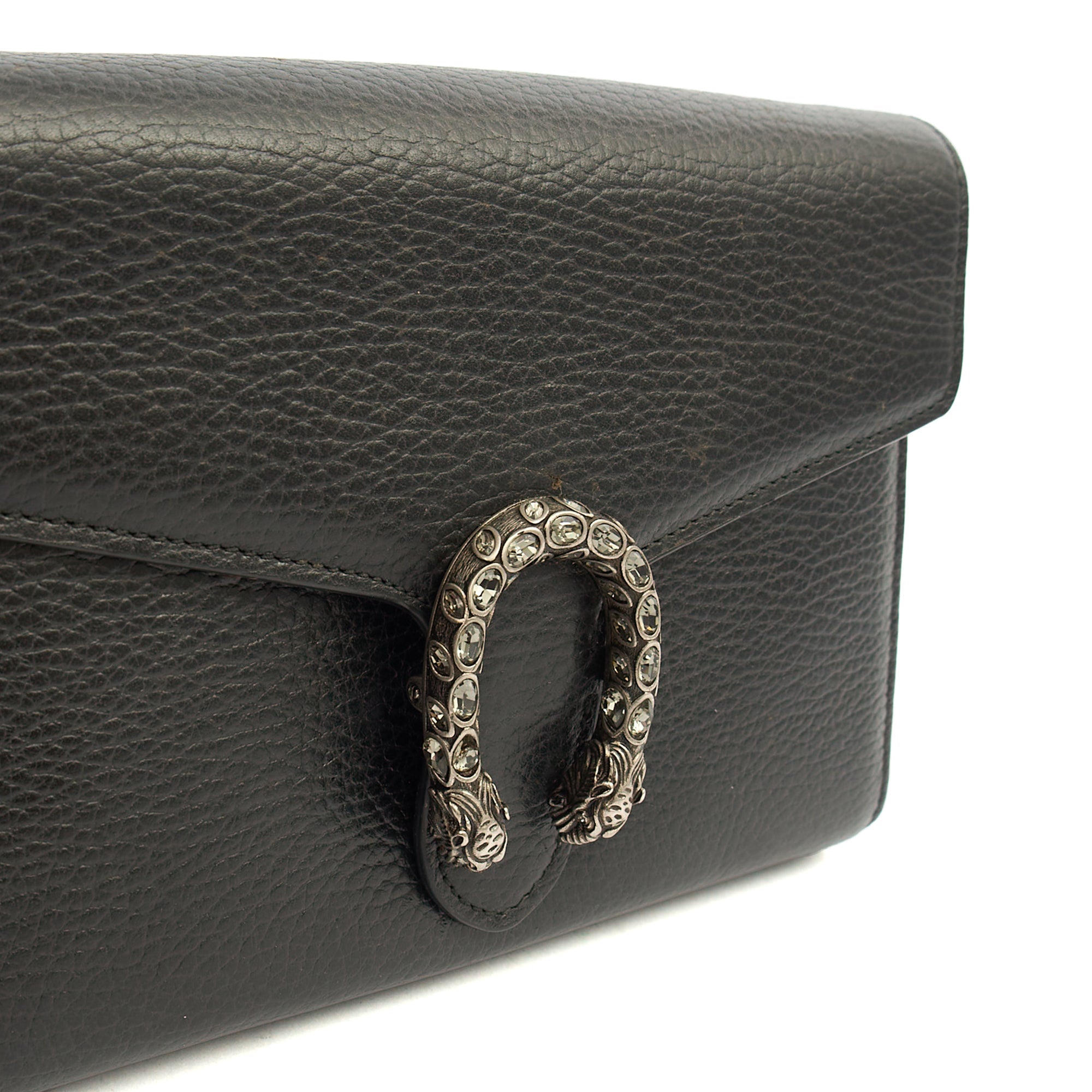 Gucci Cross Body Dionysus Chain Wallet in Black, Leather — Alternate View 12