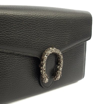 Gucci Cross Body Dionysus Chain Wallet in Black, Leather — Alternate View 12