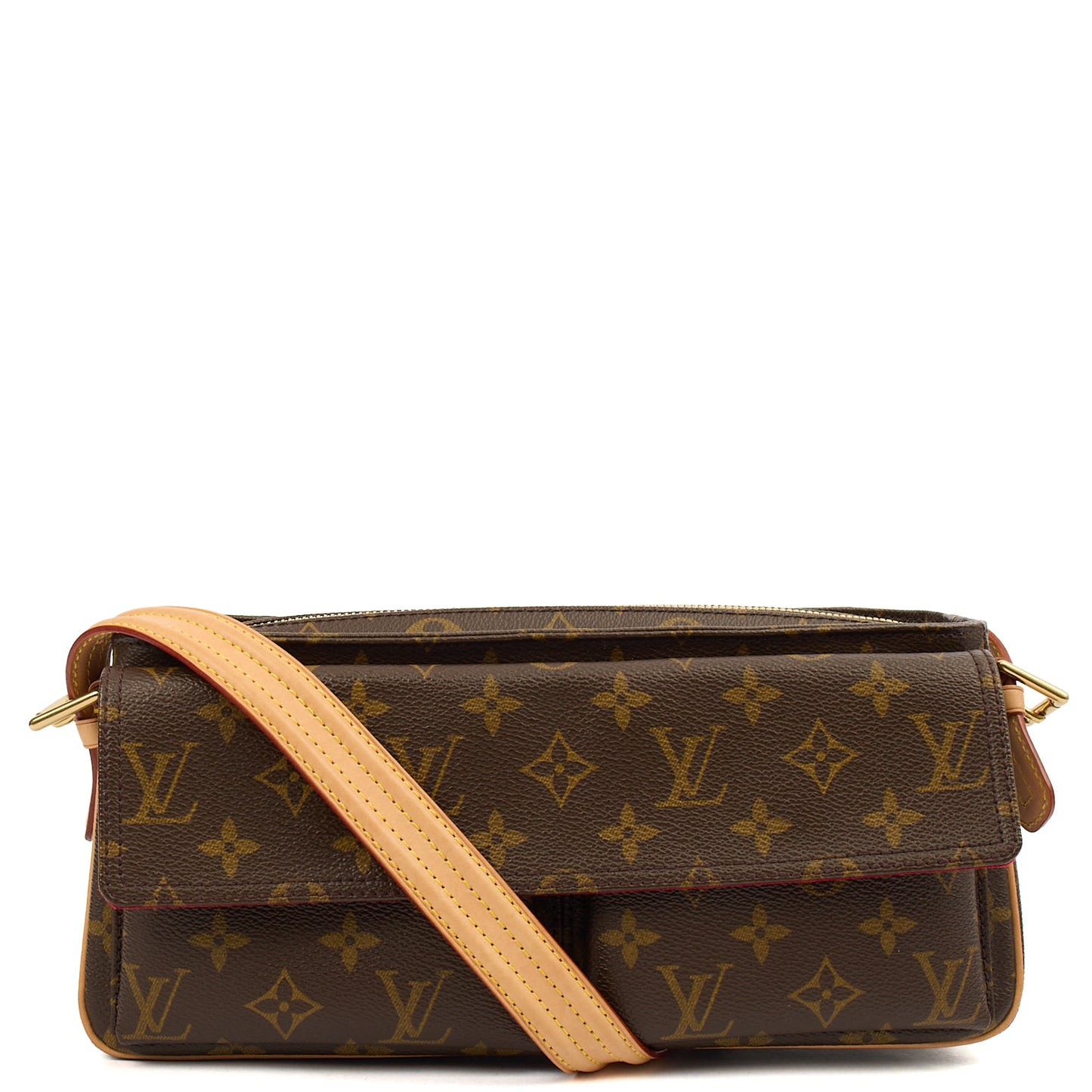 Louis Vuitton Shoulder Bag Vivacite Bag in Monogram, Canvas — Front View