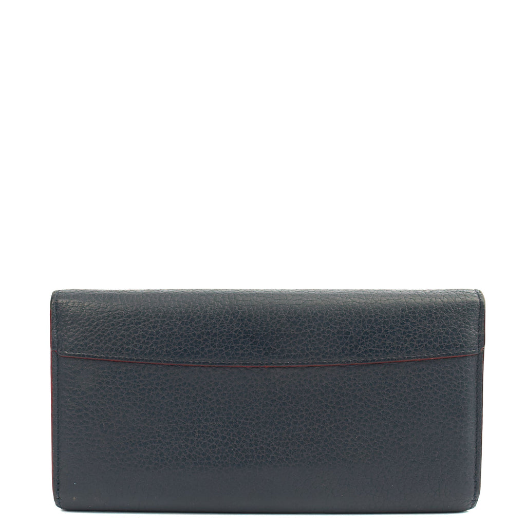 Louis Vuitton Wallet Capucines Wallet  in Navy, Calfskin Leather — Alternate View 10