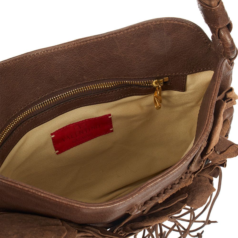 Valentino Shoulder Bag Shoulder Bag in Brown, Calfskin — Alternate View 12