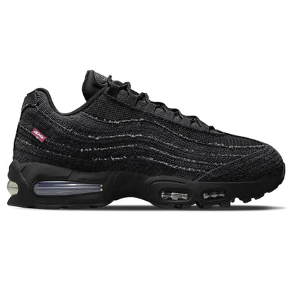 Levi's x Nike Air Max 95 OG 'Black Anthracite' — UK 3 | EU 35.5 | US 3.5 — Side View