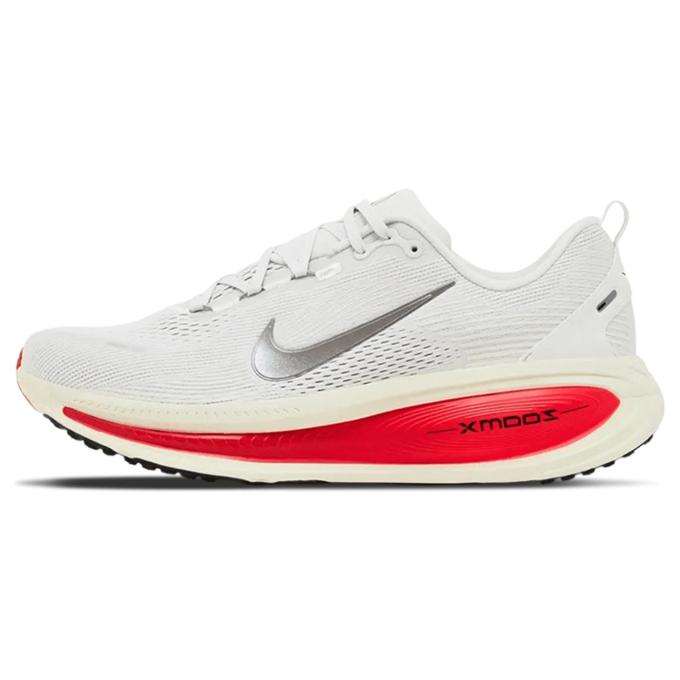 Nike Vomero 18 'Platinum Tint Siren Red' — UK 3 | EU 35.5 | US 3.5 — Front View