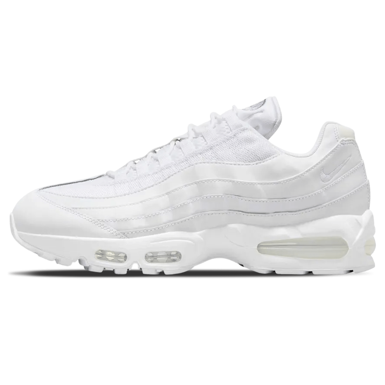 Nike Air Max 95 OG 'White Pure Platinum' — UK 3 | EU 35.5 | US 3.5 — Front View