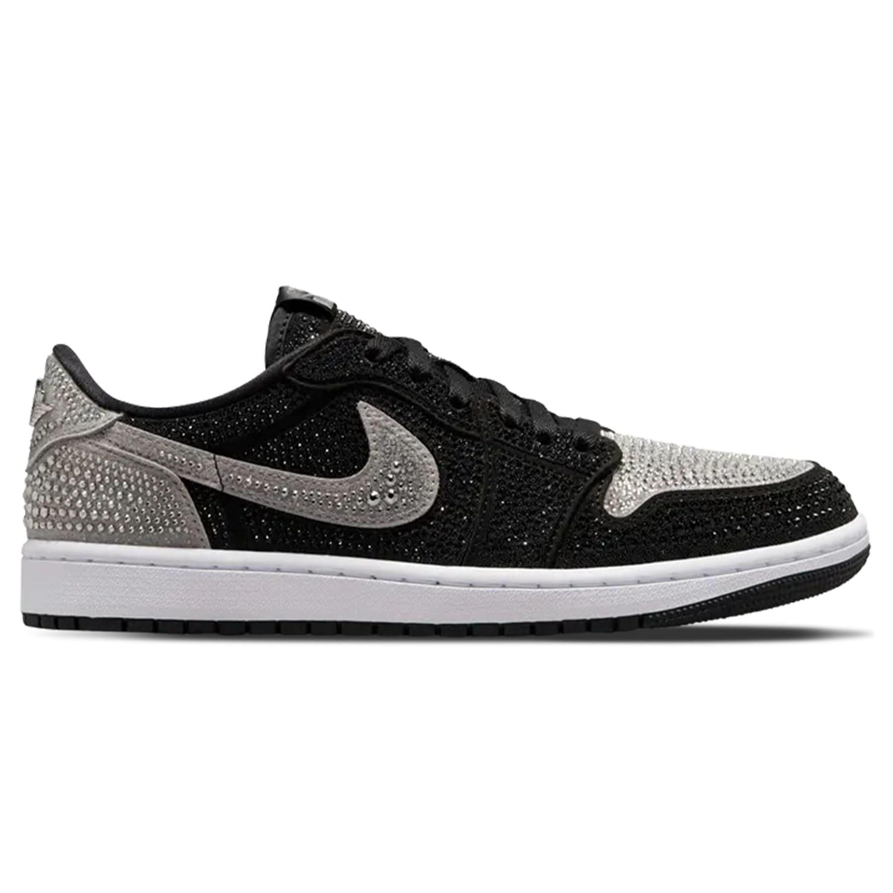 Swarovski x Air Jordan 1 Retro Low OG Wmns 'Shadow' — UK 2.5 | EU 35.5 | US 5 — Side View