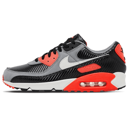Nike Air Max 90 Premium 'Carbon Fiber Infrared' — UK 3 | EU 35.5 | US 3.5 — Front View