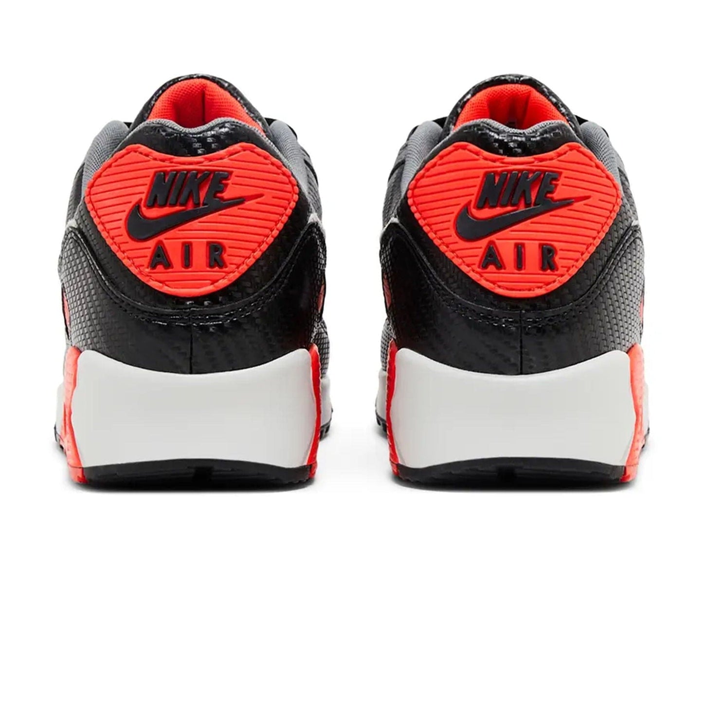 Nike Air Max 90 Premium 'Carbon Fiber Infrared' — UK 3 | EU 35.5 | US 3.5 — Top View