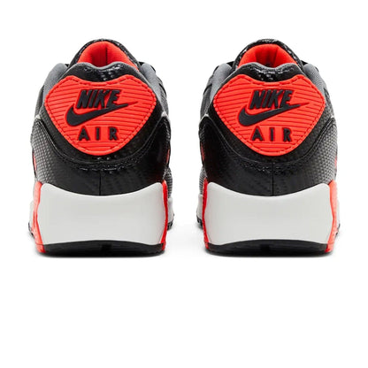 Nike Air Max 90 Premium 'Carbon Fiber Infrared' — UK 3 | EU 35.5 | US 3.5 — Top View