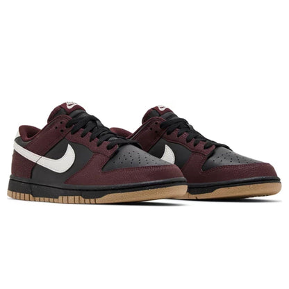 Nike Dunk Low Next Nature Wmns 'Burgundy Crush Black' — UK 2.5 | EU 35.5 | US 5 — Top View
