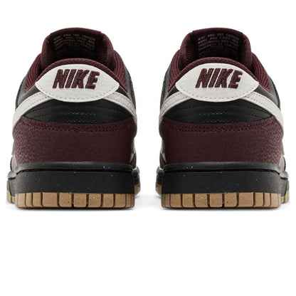 Nike Dunk Low Next Nature Wmns 'Burgundy Crush Black' — UK 2.5 | EU 35.5 | US 5 — Back View