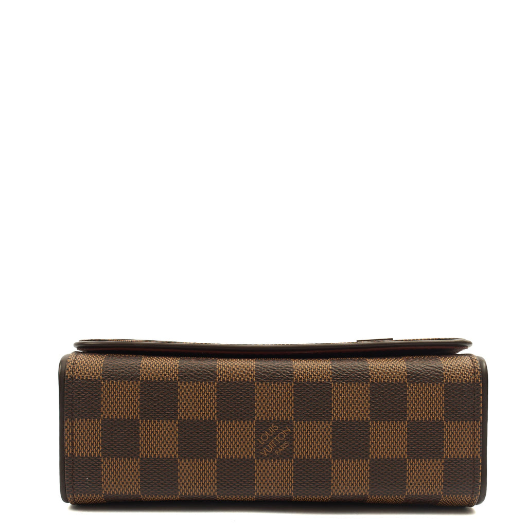 Louis Vuitton Shoulder Bag Tribeca Long Bag in Damier, Canvas — Top View