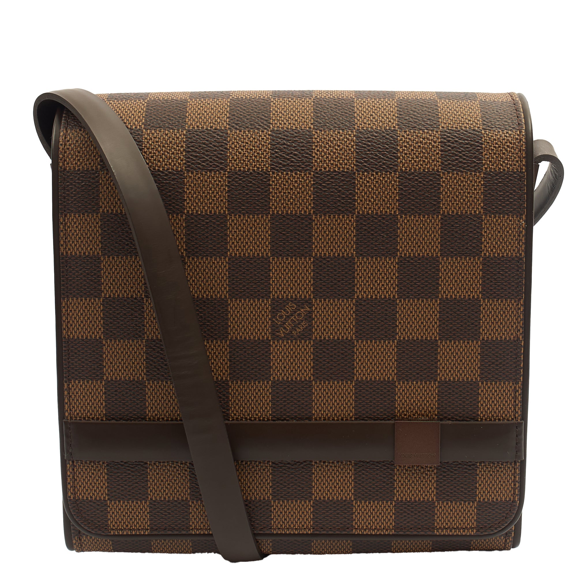 Louis Vuitton Shoulder Bag Tribeca Long Bag in Damier, Canvas — Front View