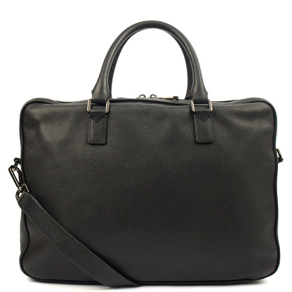 Mulberry Top Handle Briefcase in Black, Leather — Alternate View 8