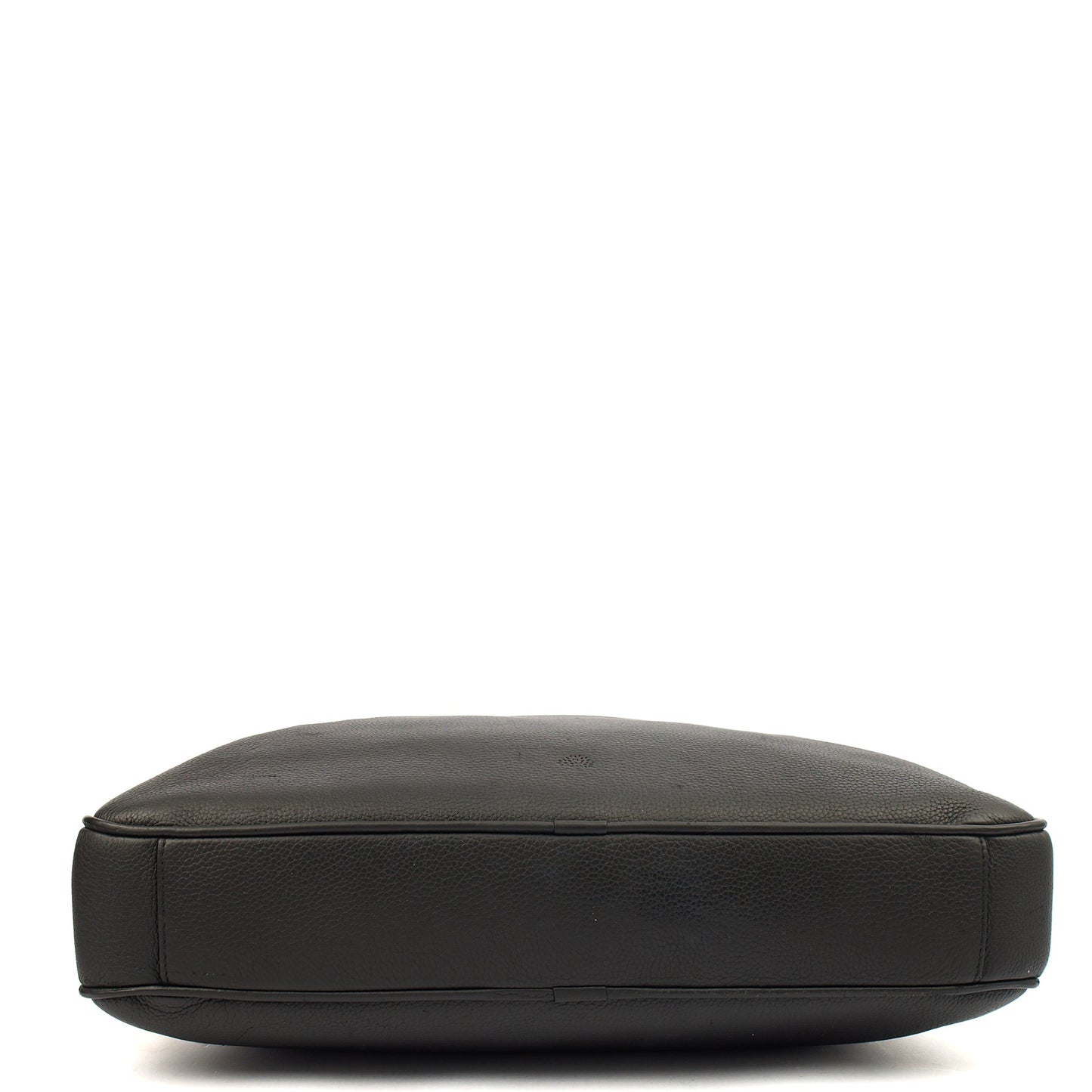 Mulberry Top Handle Briefcase in Black, Leather — Detail View