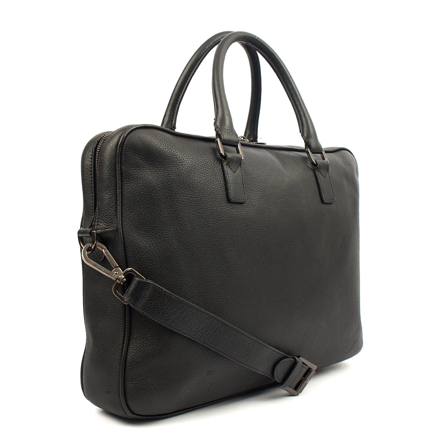 Mulberry Top Handle Briefcase in Black, Leather — Alternate View 10