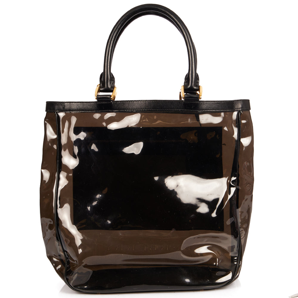 Burberry Tote Tote in Black, Other — Alternate View 13