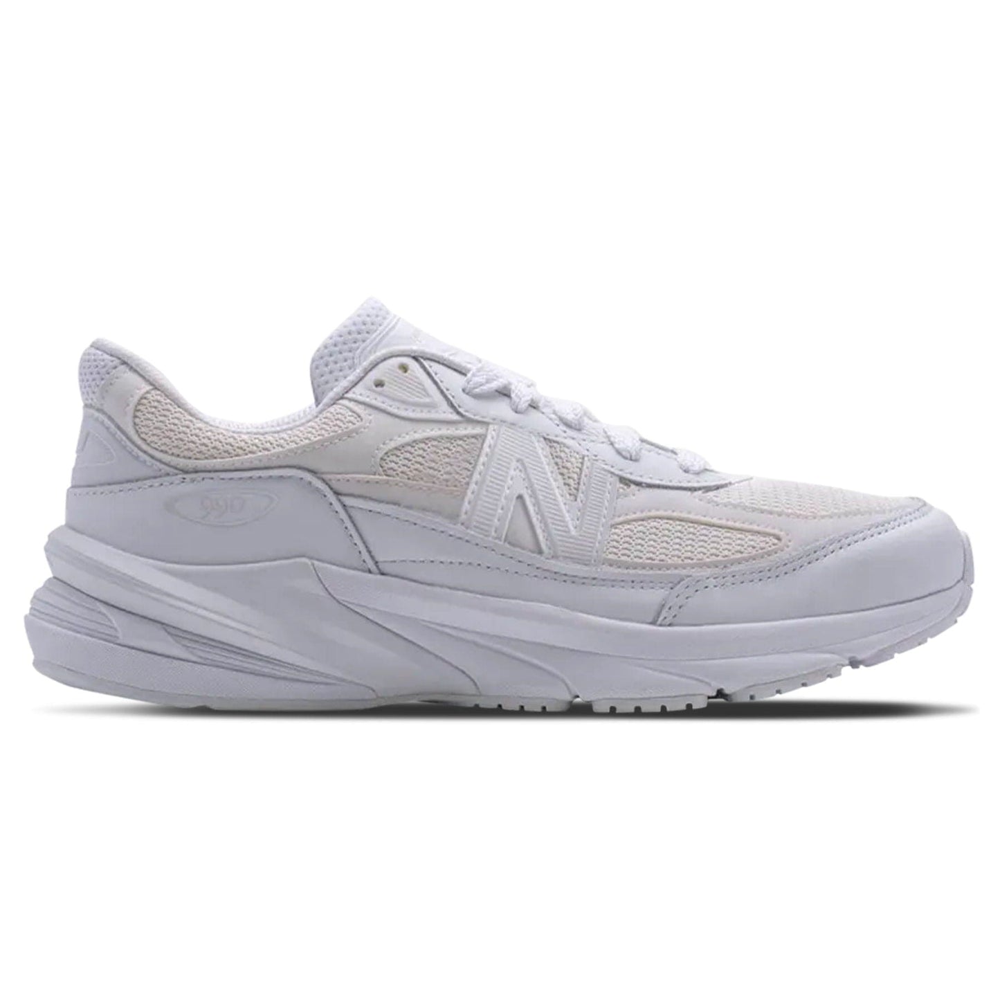 Comme des Garçons Homme x New Balance 990v6 Made in USA 'White' — UK 3.5 | EU 36 | US 4 — Side View