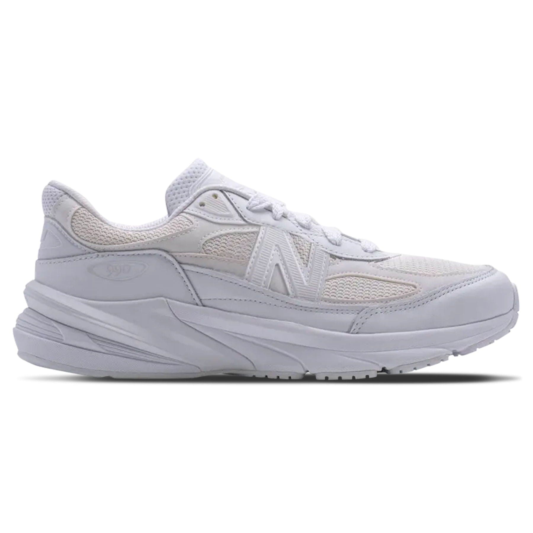 Comme des Garçons Homme x New Balance 990v6 Made in USA 'White' — UK 3.5 | EU 36 | US 4 — Side View