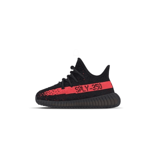 adidas Yeezy Boost 350 V2 Infants 'Core Black Red' — UK 0k | EU 16 | US 1k — Front View