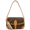 Louis Vuitton Cross Body Diane Satchel in Monogram, Canvas — Front View