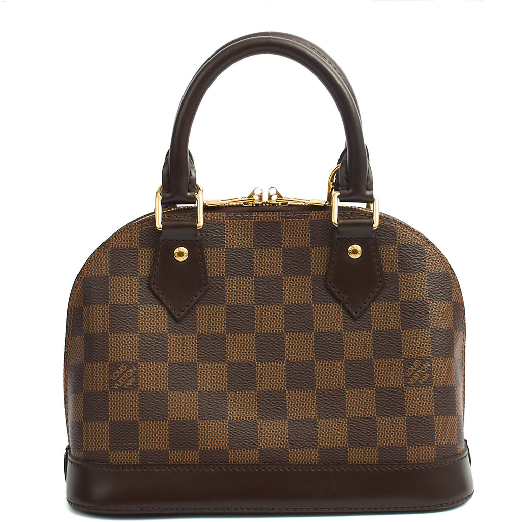 Louis Vuitton Top Handle Alma BB in Monogram, Canvas — Back View