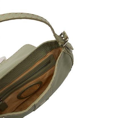Fendi Shoulder Bag Selleria  in Blue, Leather — Alternate View 11
