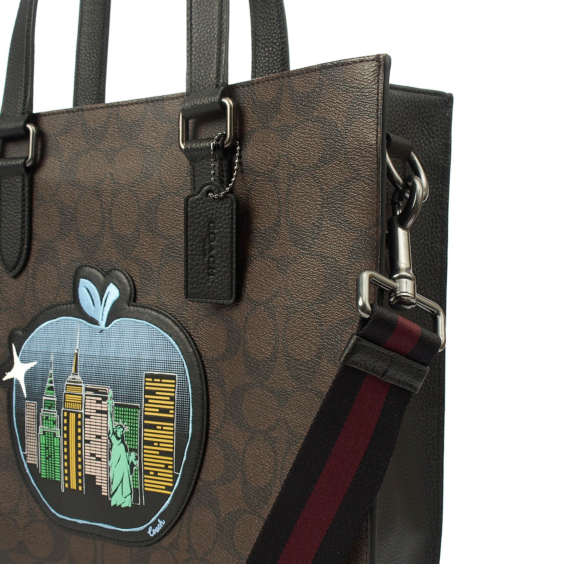 Coach Tote Graham Crossbody in Brown, Leather — Alternate View 13