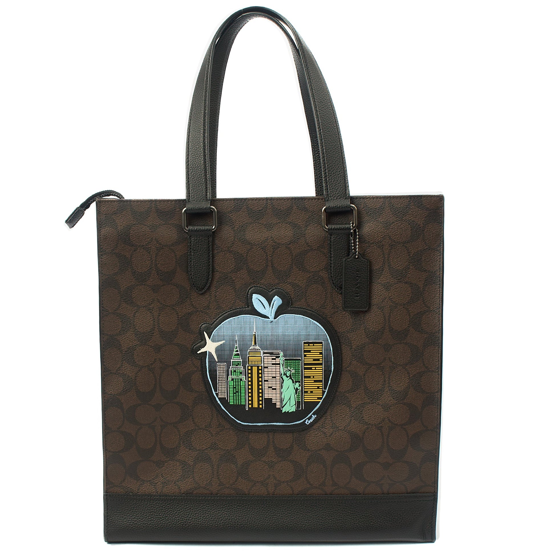 Coach Tote Graham Crossbody in Brown, Leather — Front View