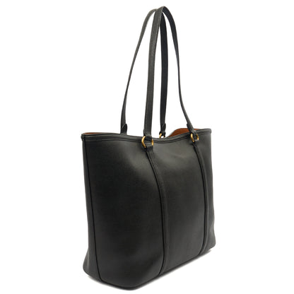 Coach Tote City Tote in Black, Leather — Back View
