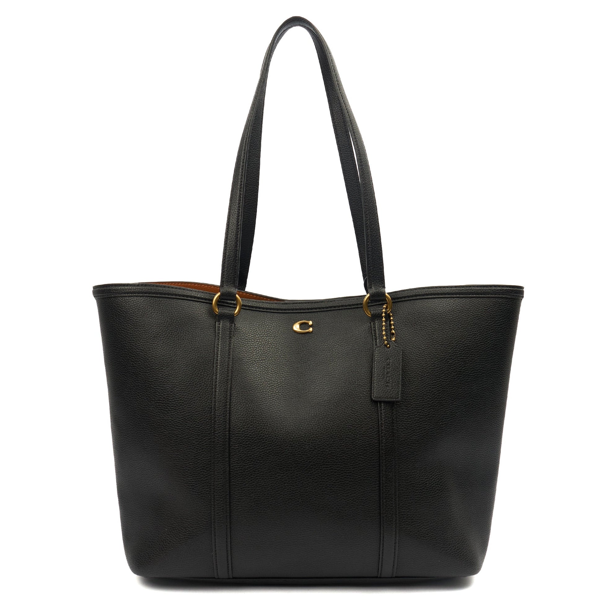 Coach Tote City Tote in Black, Leather — Front View