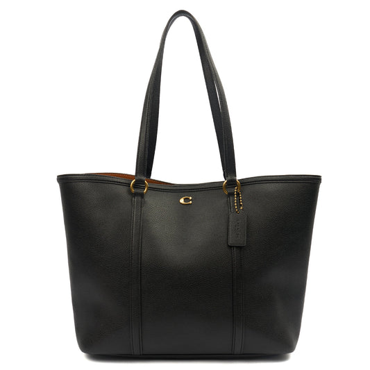 Coach Tote City Tote in Black, Leather — Front View