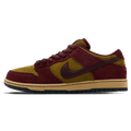 Nike Dunk Low SB 'Dark Team Red Olive Flak' — UK 3 | EU 35.5 | US 3.5 — Front View