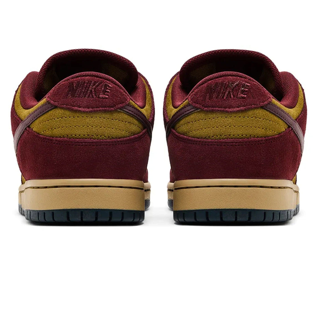 Nike Dunk Low SB 'Dark Team Red Olive Flak' — UK 3 | EU 35.5 | US 3.5 — Top View