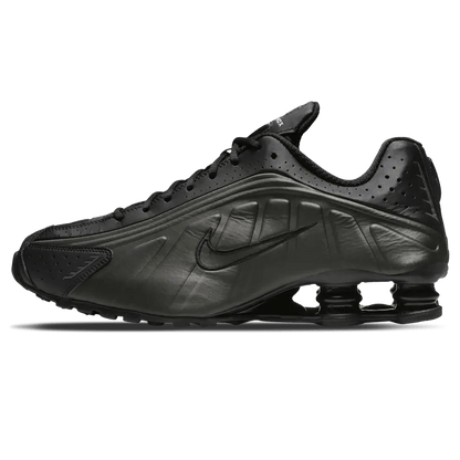 Nike Shox R4 'Triple Black' 2025 — UK 3 | EU 35.5 | US 3.5 — Front View