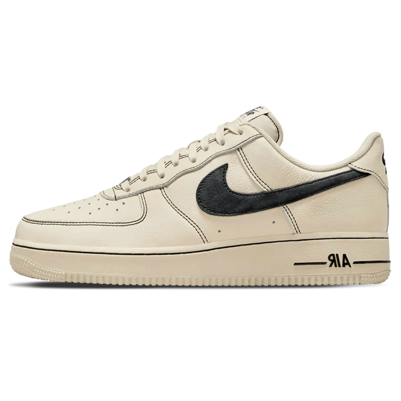 Nike Air Force 1 '07 LV8 'Light Khaki Black' — UK 3 | EU 35.5 | US 3.5 — Front View