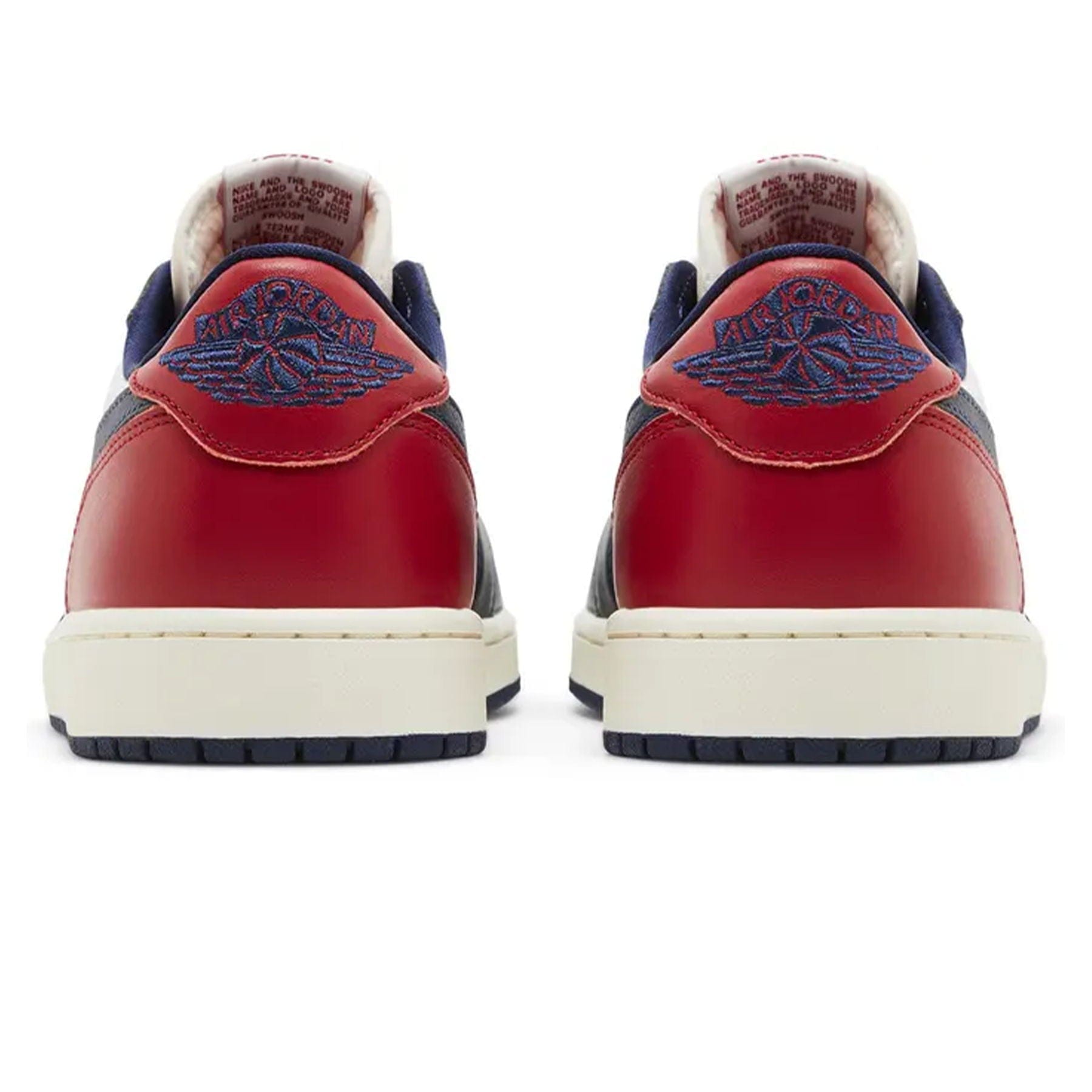 Air Jordan 1 Low OG 'Howard University' — UK 3 | EU 35.5 | US 3.5 — Back View