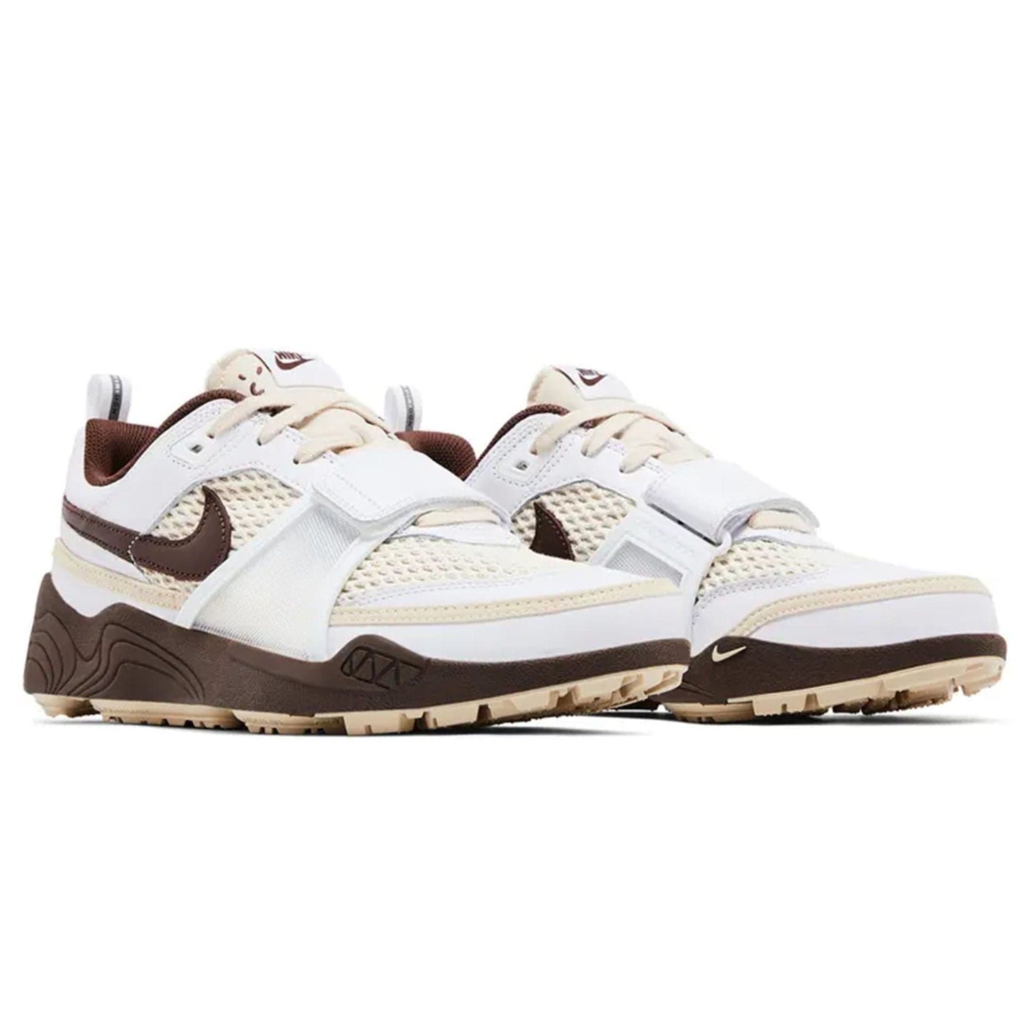 Travis Scott x Nike Zoom Field Jaxx 'Light Chocolate' — UK 3 | EU 35.5 | US 3.5 — Back View
