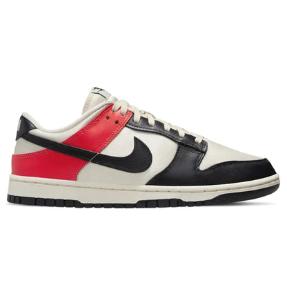 Nike Dunk Low SE Wmns 'Black Toe Bright Crimson' — UK 2.5 | EU 35.5 | US 5 — Side View