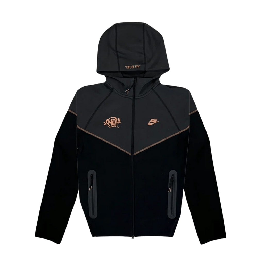Central Cee x Nike Tech Fleece Zip Hoodie 'Syna World' — XXS — Front View