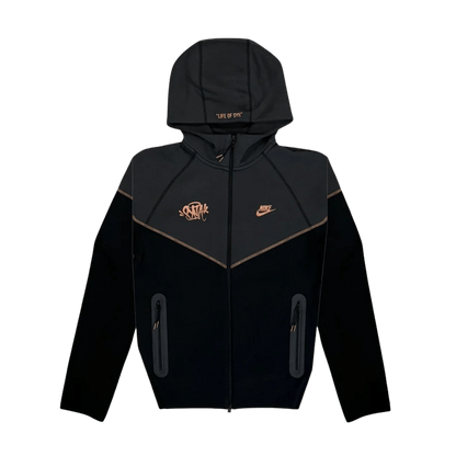 Central Cee x Nike Tech Fleece Zip Hoodie 'Syna World' — XXS — Front View