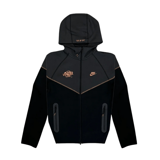Central Cee x Nike Tech Fleece Zip Hoodie 'Syna World' — XXS — Front View