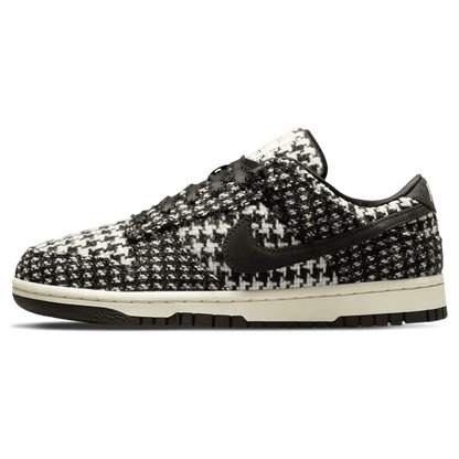 Harris Tweed x Nike Dunk Low Wmns 'Black Phantom' — UK 2.5 | EU 35.5 | US 5 — Front View