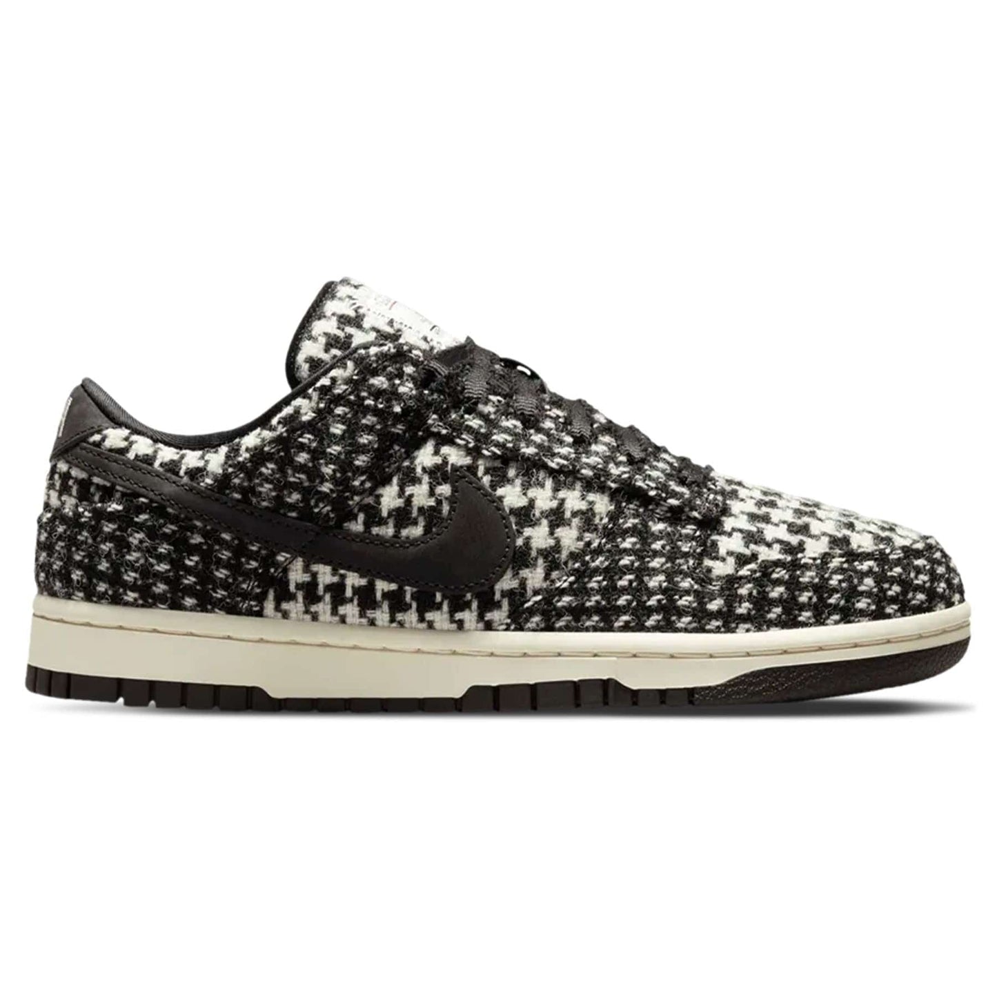 Harris Tweed x Nike Dunk Low Wmns 'Black Phantom' — UK 2.5 | EU 35.5 | US 5 — Side View