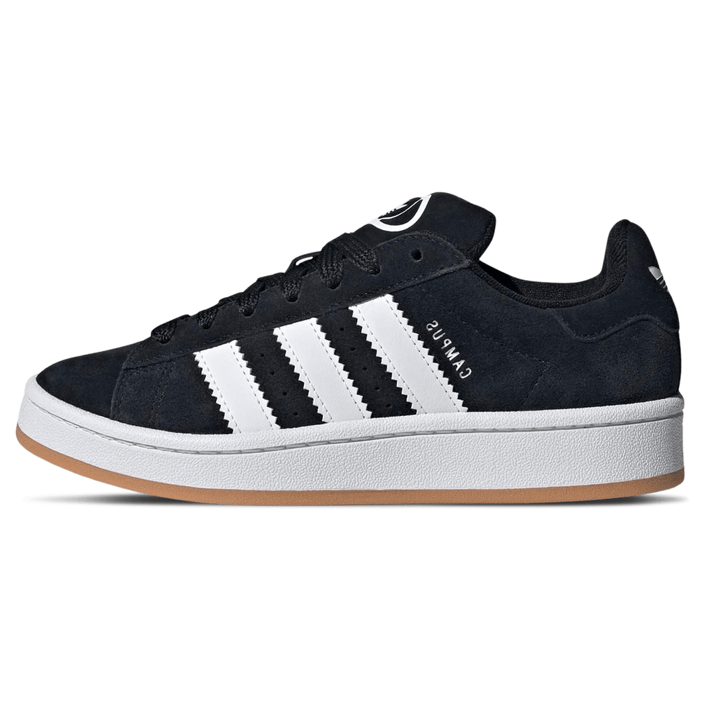 Adidas Campus 00s J 'Black White Gum' — UK 3 | EU 35.5 | US 3.5 — Front View