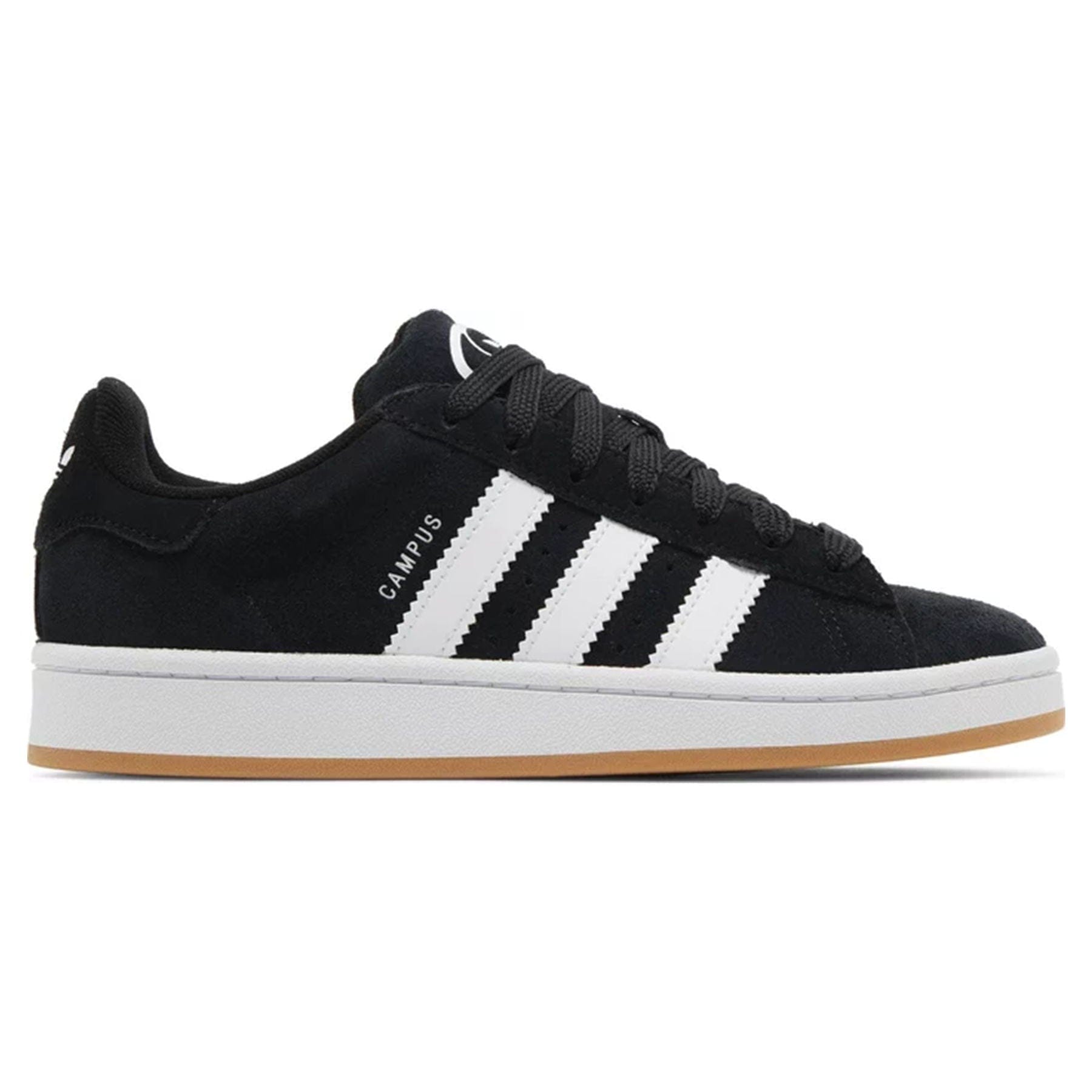 Adidas Campus 00s J 'Black White Gum' — UK 3 | EU 35.5 | US 3.5 — Side View