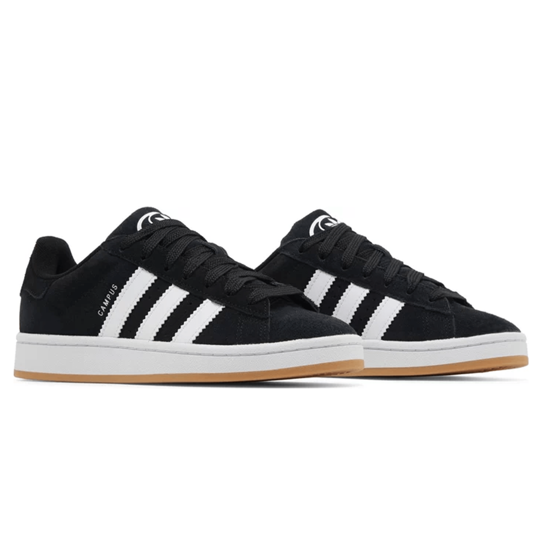Adidas Campus 00s J 'Black White Gum' — UK 3 | EU 35.5 | US 3.5 — Back View