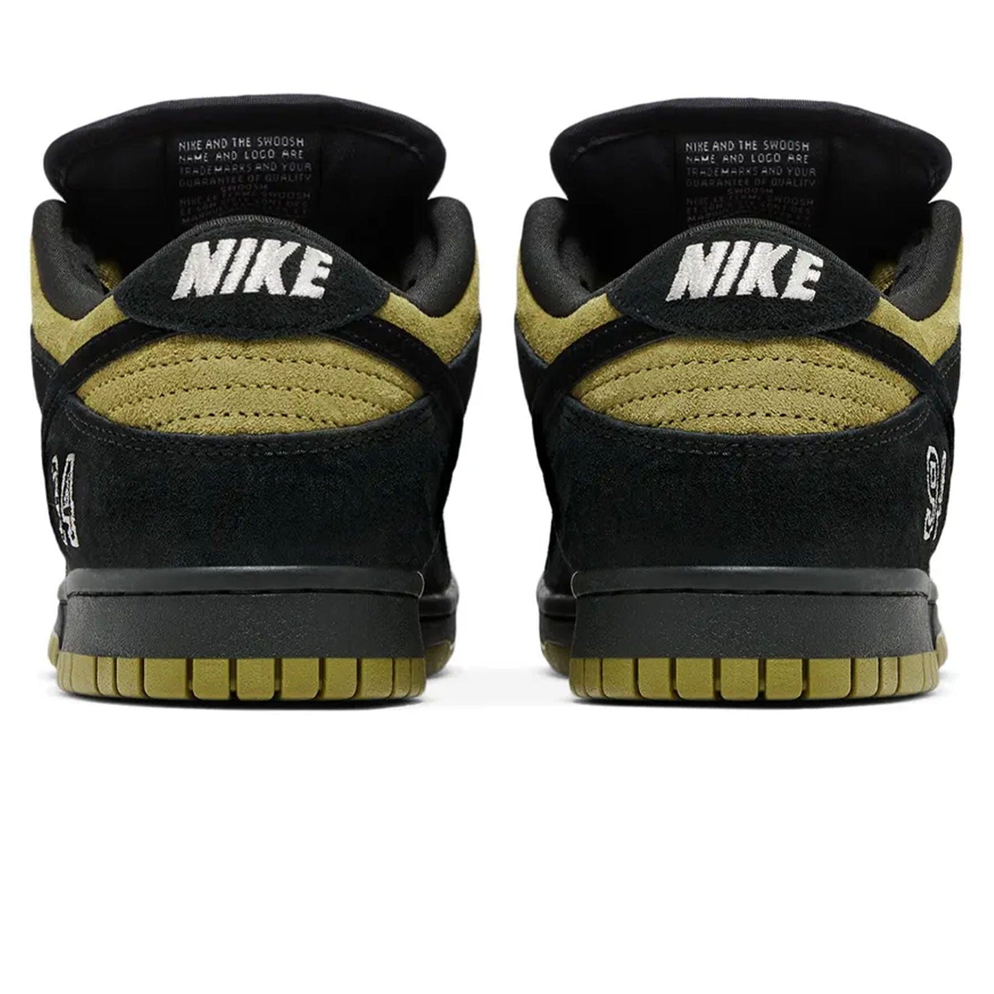 Nike Dunk Low SB x Supreme 'Camper Green' — UK 3 | EU 35.5 | US 3.5 — Top View