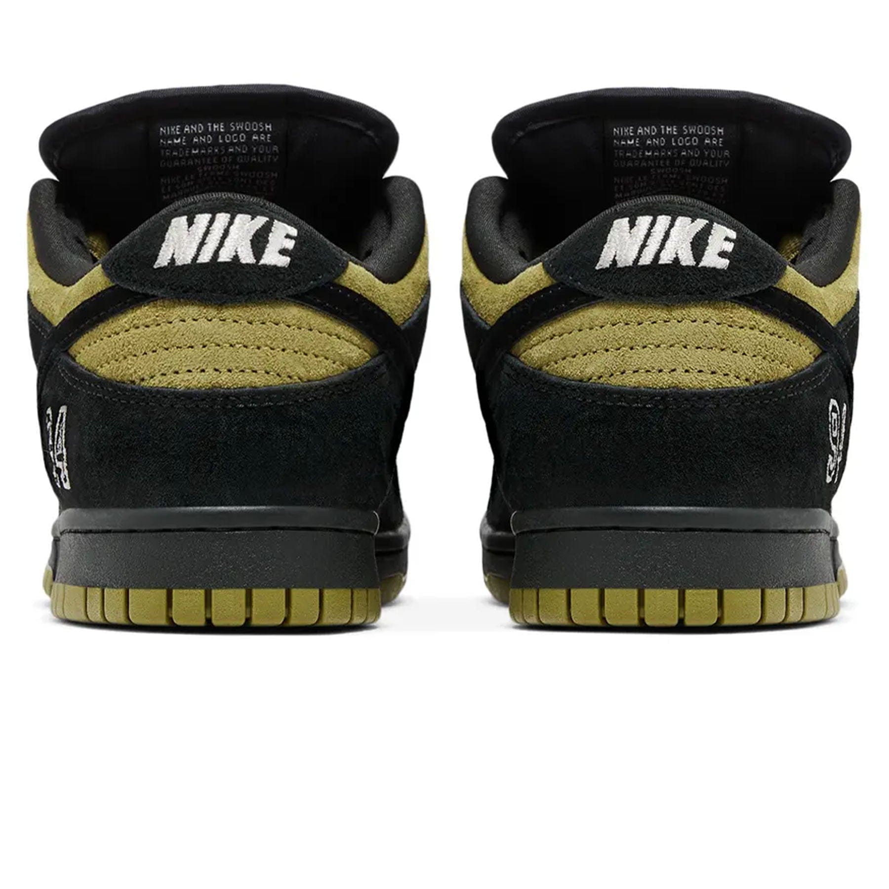 Nike Dunk Low SB x Supreme 'Camper Green' — UK 3 | EU 35.5 | US 3.5 — Top View