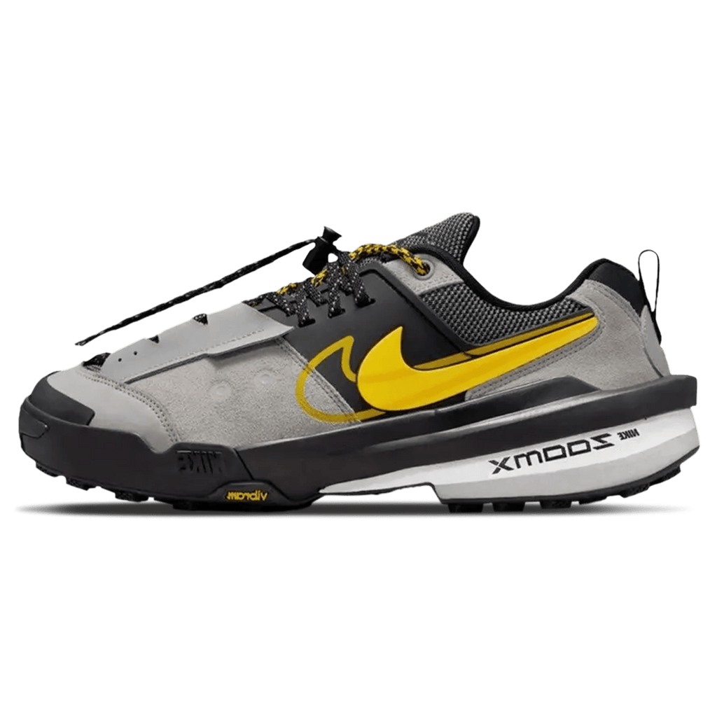 Sacai x Nike Zegamadome 'Matte Silver Tour Yellow' — UK 3 | EU 35.5 | US 3.5 — Front View
