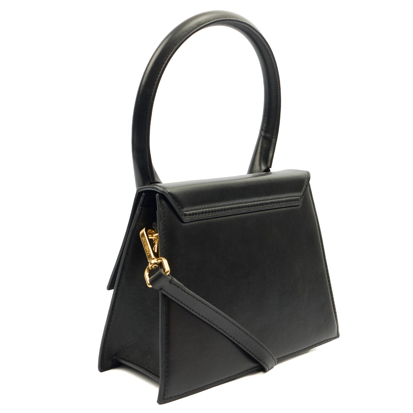 Jacquemus Top Handle Le Chiquito in Black, Leather — Alternate View 14